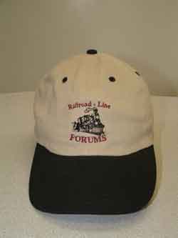Railroad Line Embroidered Cap