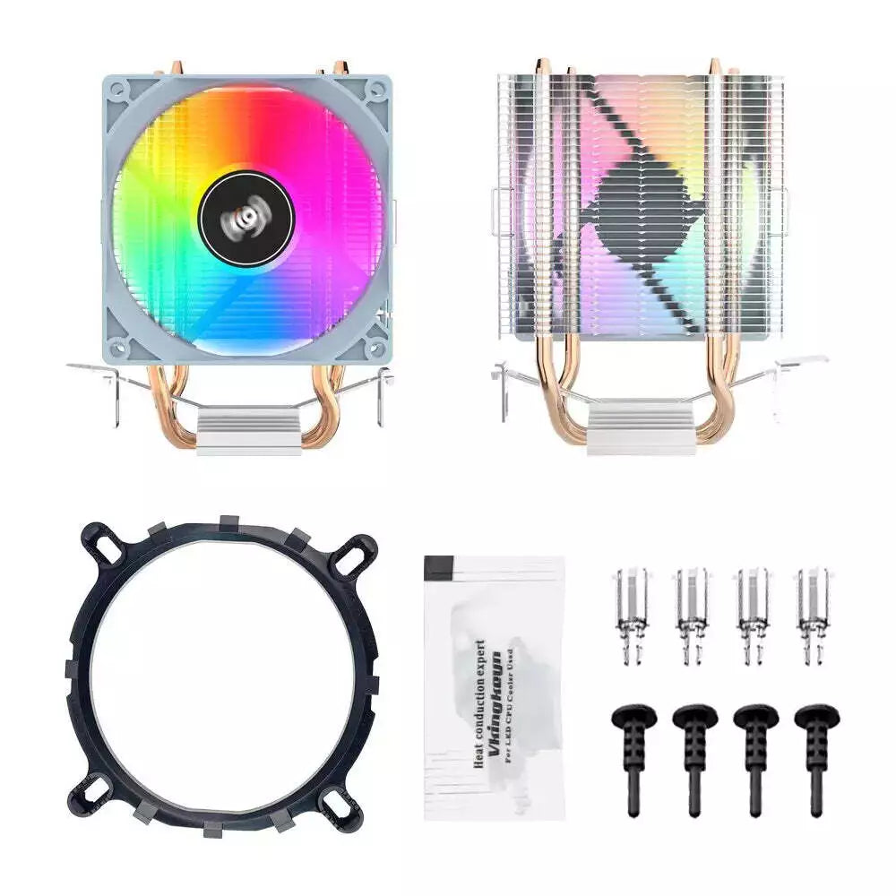Aigo Ice200 Pro CPU Cooler 2 Heatpipes 3 Pin Heatsink / Fan